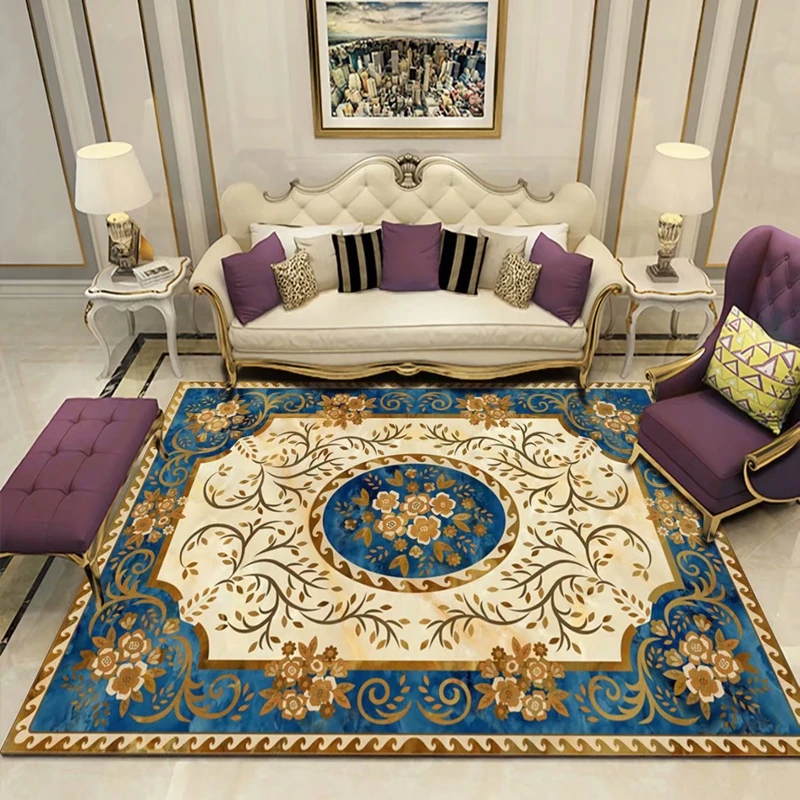 Unique Loom Versailles Collection Traditional Classic Floral Motif Area Rug cheap price customized living room carpet