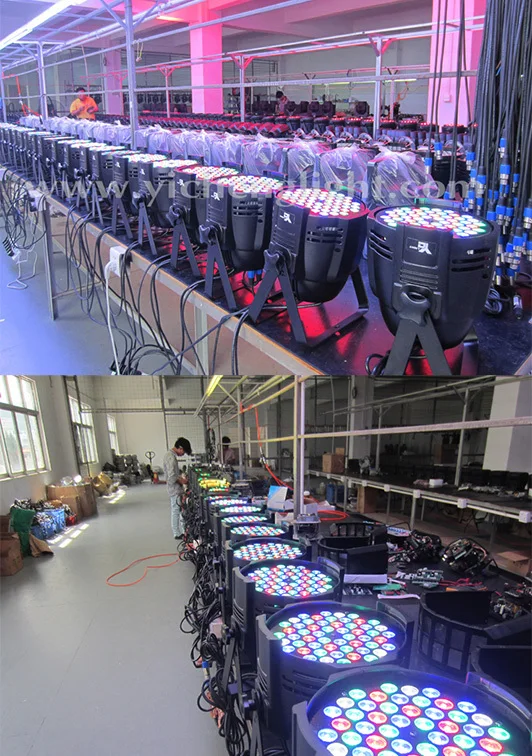 54x3w rgb dmx 512 led par lights hot sale dj 54pcs 3 in 1 par lighting