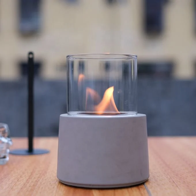 China Wholesale Concrete Tabletop Fire Place Fire Stove Outdoor Indoor Alcohol Mini Fire Pits