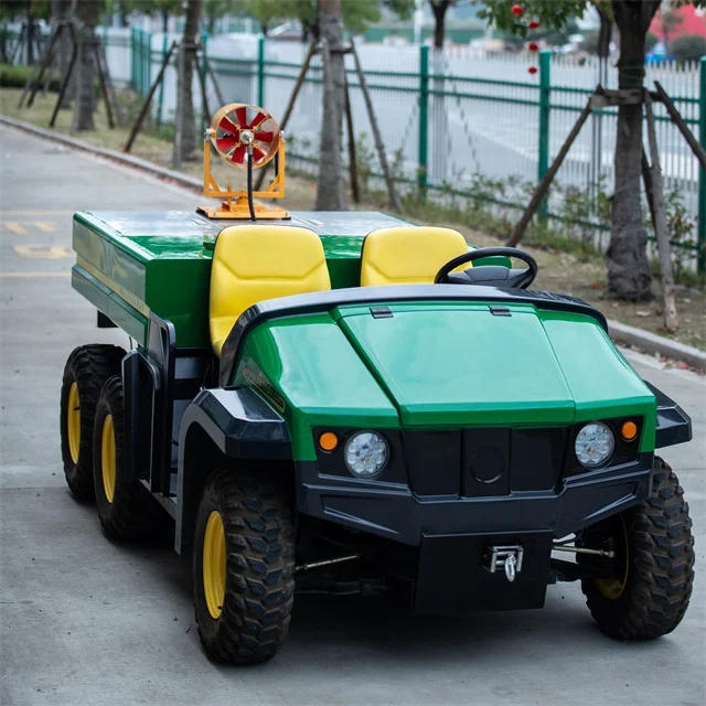 Agricultural farm use 4x4 sides by sides electric utility vehicle mini dump truck for sale