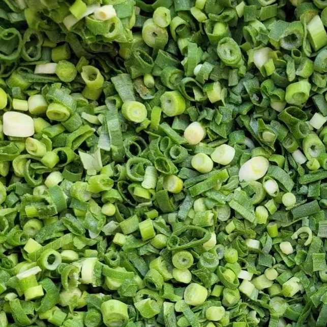 Wholesale high quality IQF frozen spring green onions frozen fresh green onions