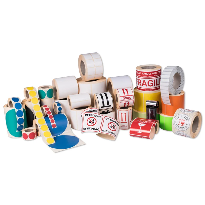 Custom Aluminium Sticker Label Logo Sticker Rolls PVC Vinyl Film for Brand Advertising Commercial Household Design