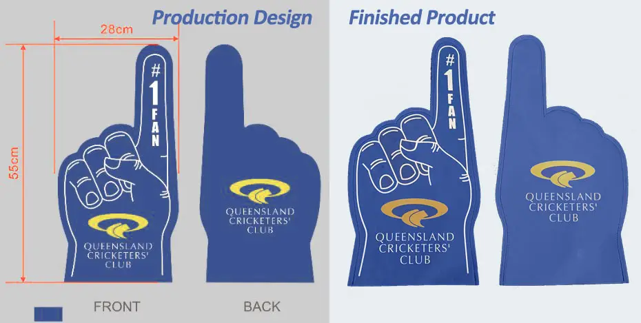 foam rocket finger