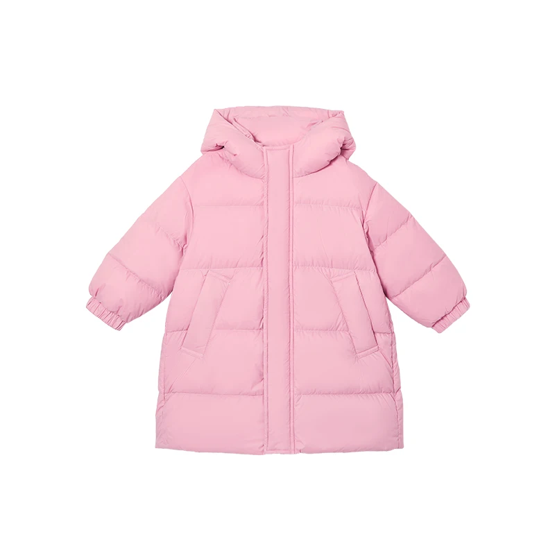 ODM/OEM children down jacket length winter coat kids custom logo size color factory selling