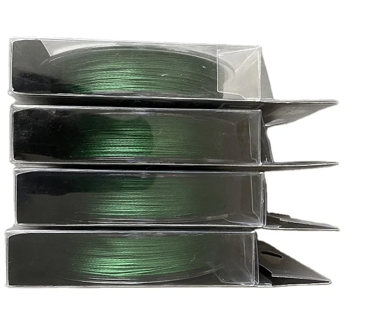 OEM packing  X4 pe braided line  100m connected spool