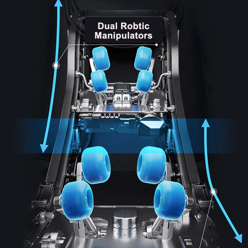 Dual Robotic Manipulators Shiatsu Full Body Back SL beauty electric chair Zero Gravity Factory Wholesale Thai Massage Chair