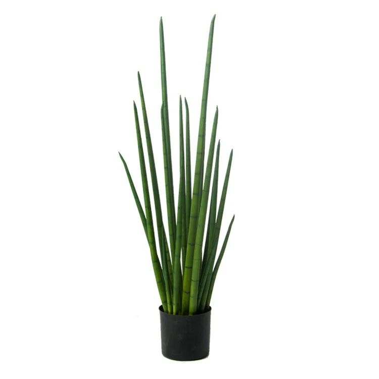Factory Sale Outdoor Natural Plant Artificial Snake Grass Bonsai for Home