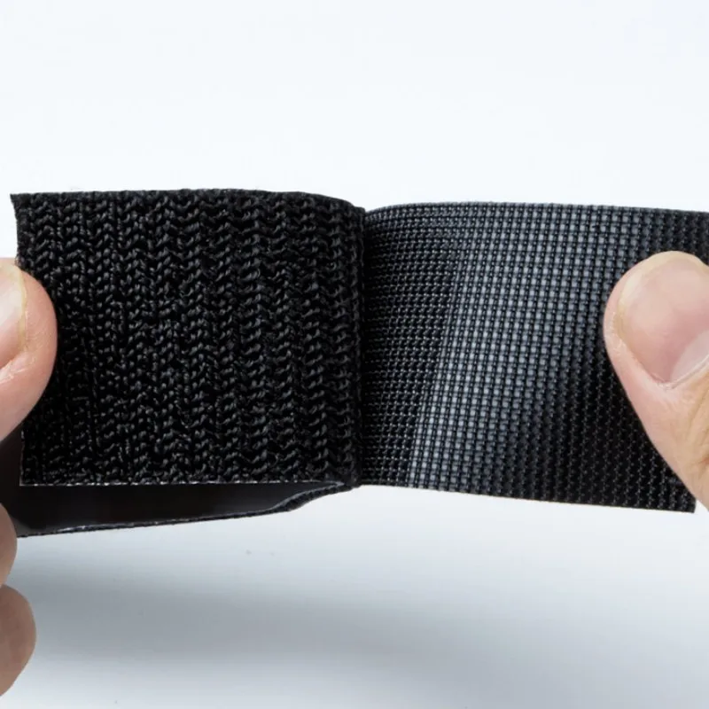 Fastening tape micro Reusable adjustable smooth micro nylon soft back with glue injection self-adhesive hook and towel loop tape
