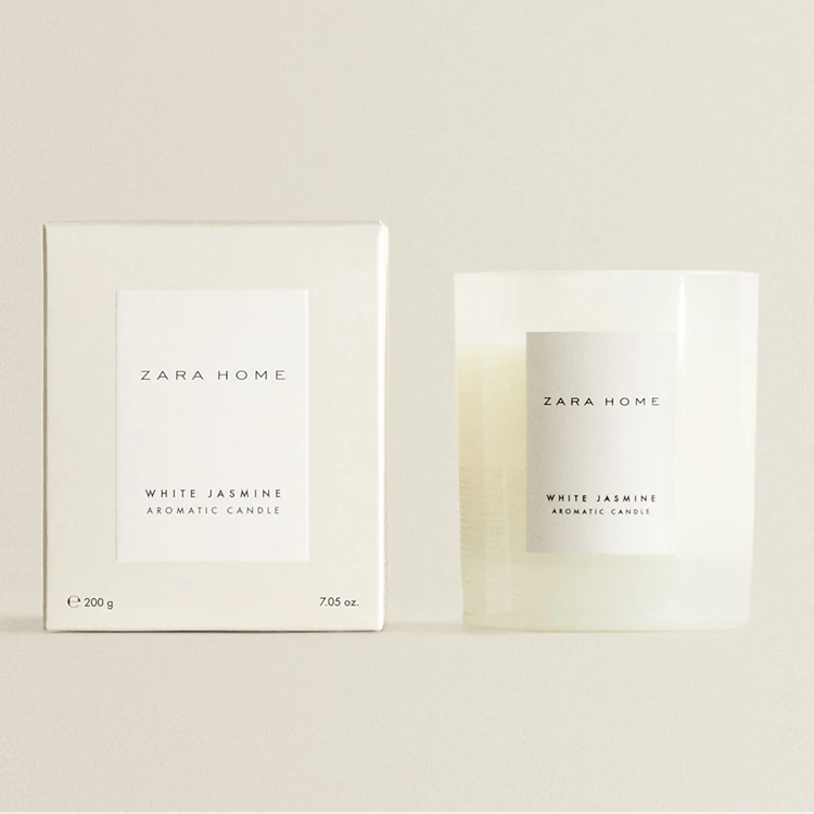 Custom 8oz 10oz 14oz Luxury Empty Container Smoky Grey Glass Candle Jar With Lid And Box For Candle Making Decorate