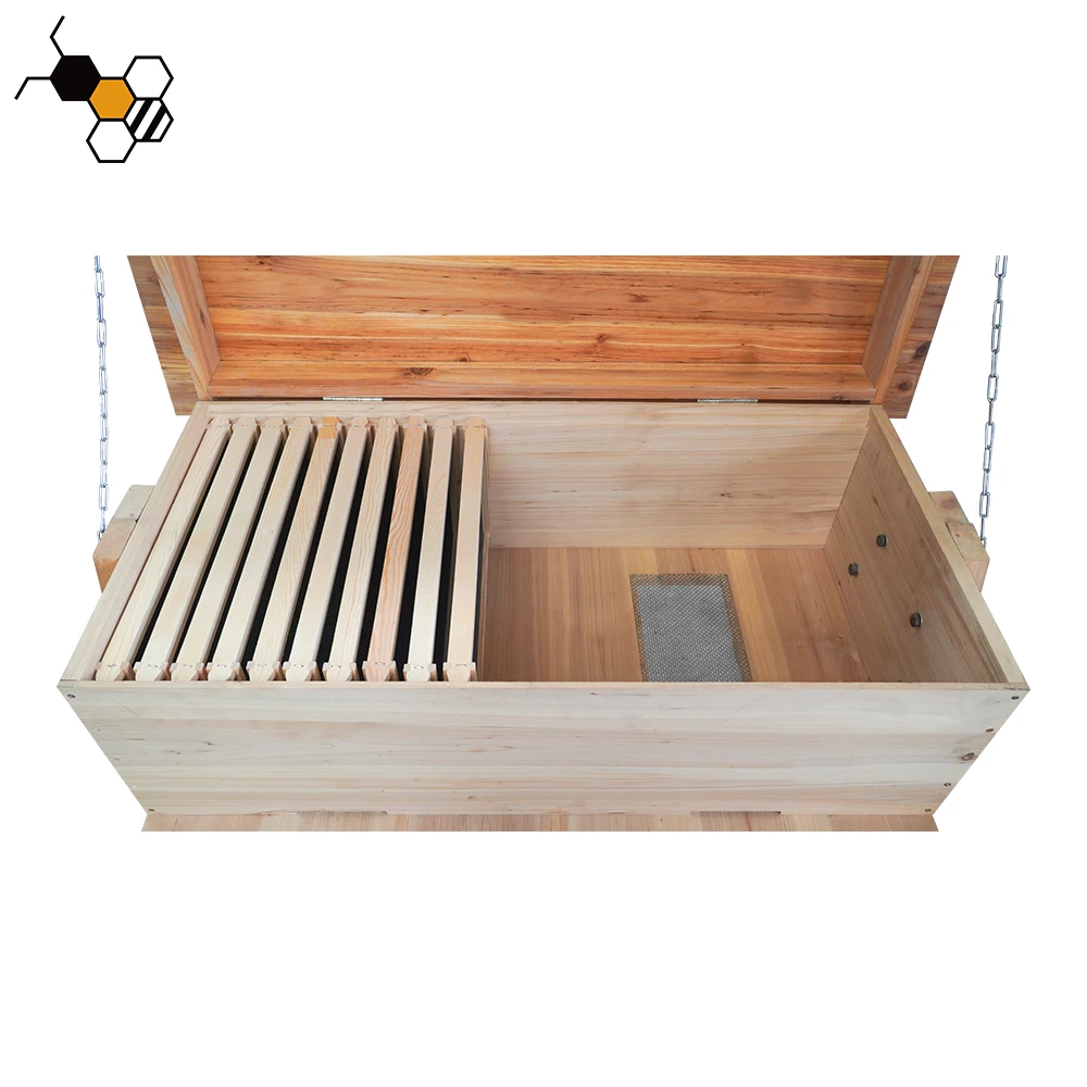 Hive For Bees 28 Frames Long Bee Hive Kenya Set Beehive Box Horizontal Bee Box Wooden Langstroth Top Bar Beehives