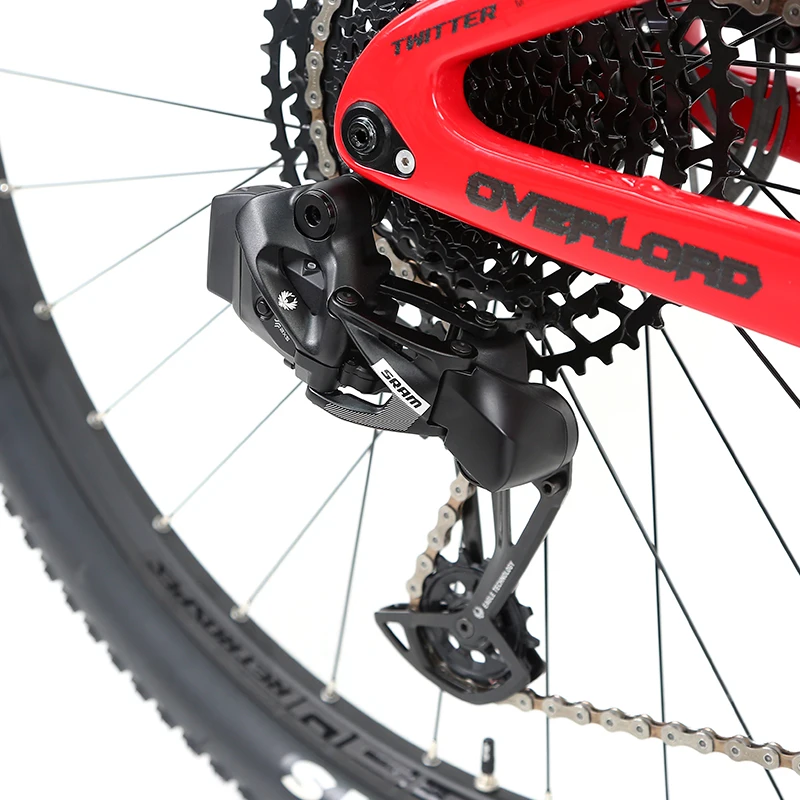 Carbbon Fiber Full Suspension Carbon Mountain Bike 29er with WheelTop EDS-13S wireless double suspension mtb bicycle for sale