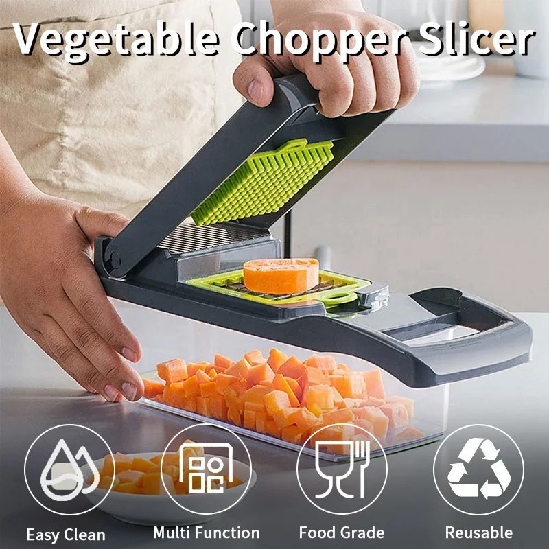 Multifunctional Kitchen Slicer Food Grater Vegetable cutter Slicer Dicer Cutter Onion Vegetable Chopper