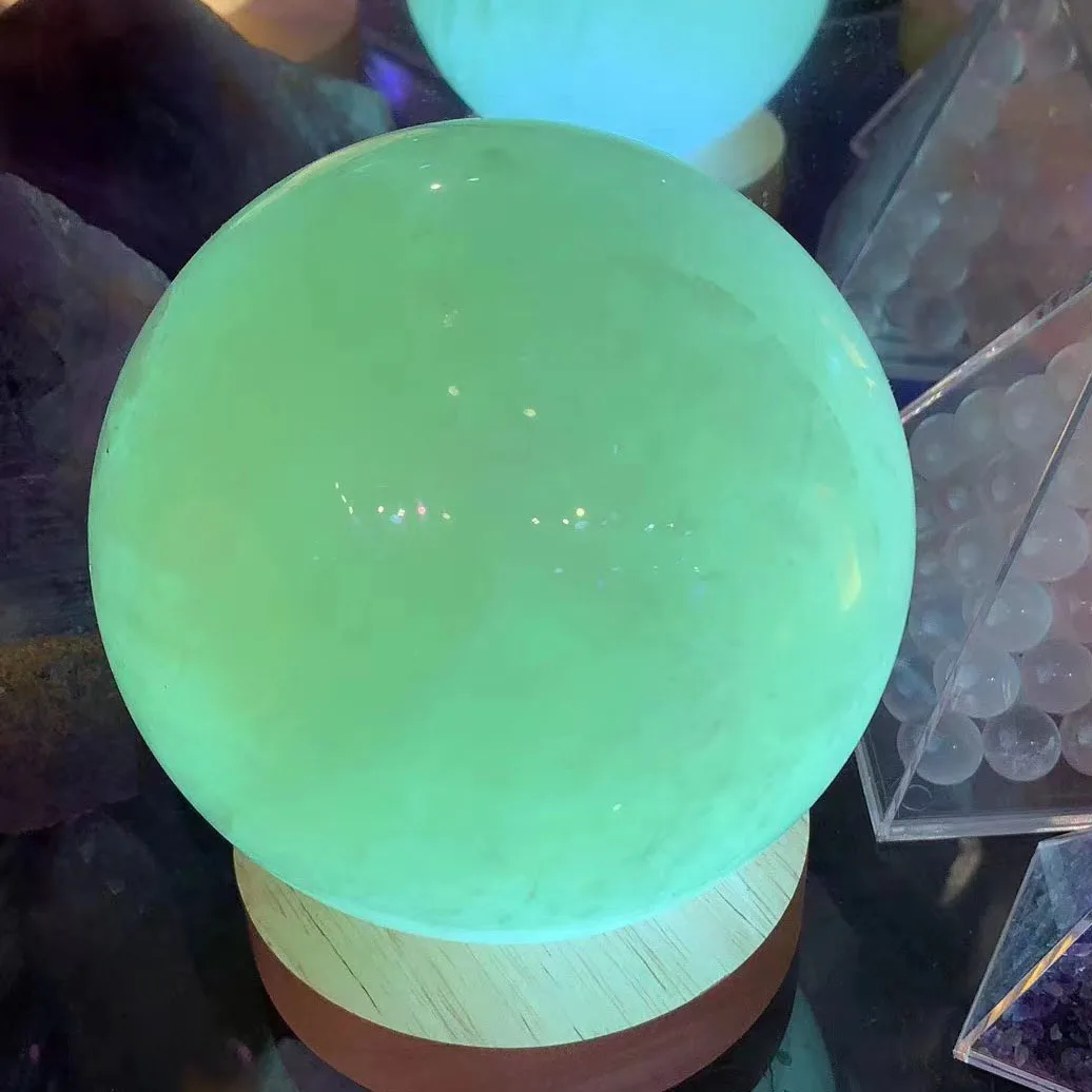 Wholesale  High Quality Crystal Hand Craft Polished Yellow calcite Lamp For Home Office Decor Gift
