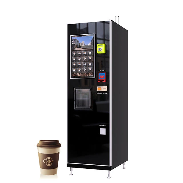 Commercial Operated Automatic Coffee Vending Machine Cold And Hot