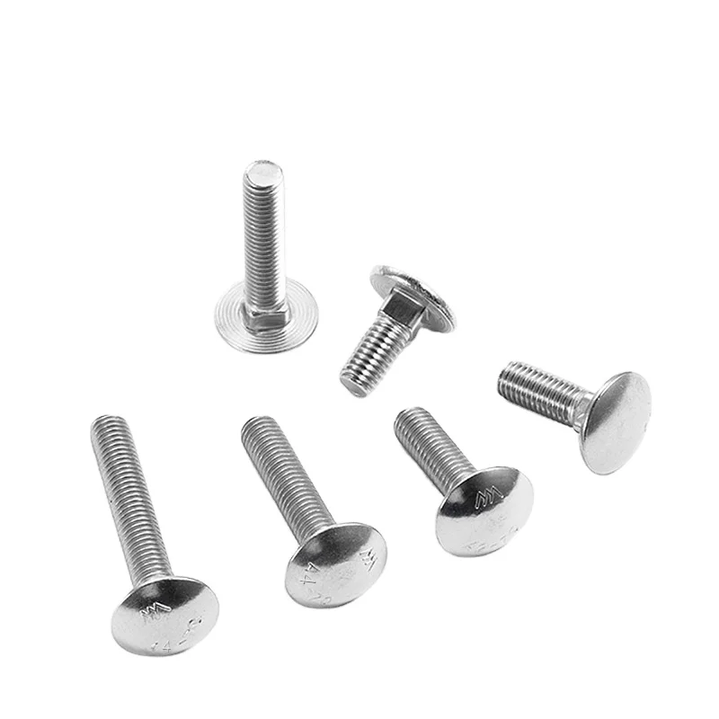Aozhan  fasteners screw 316 stainless steel SS DIN603 screw carriage bolts