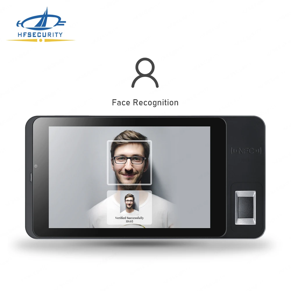HFSecurity FP07 cost effective industrial android 11 4g rugged fingerprint tablet NFC reader with SMS function Rugged Tablet