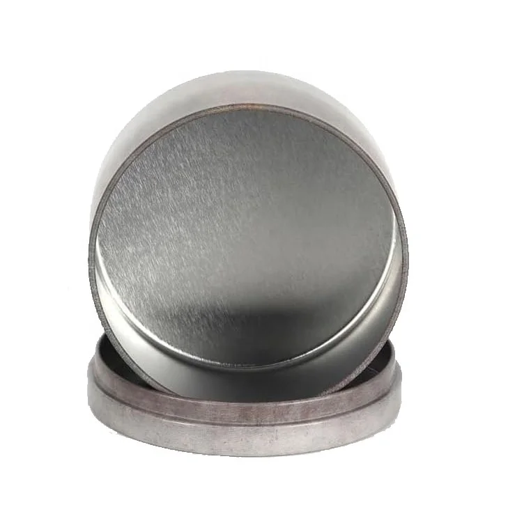 Custom Pattern Round Seamless Containers Food Grade Storage Can 4oz 8oz Candle Tins with Lid