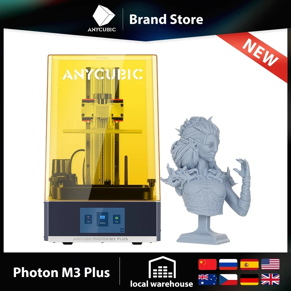 ANYCUBIC LCD Photon mono X 4K 6K 8K M3 Plus MAX DLP Machine 3D-принтер печать с стиркой и выдержкой 2