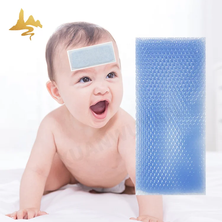 Hydrogel Baby Cold Fever Reducing Patch Heat Discoloration Ice Cooling Gel Packs Hot & Cold Packs