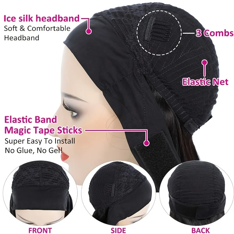 Cheap Body Wave Headband Wig Human Hair Glueless Full Machine Made Body Wave Wig Natural Look Hair Fashion Wig Daily Wear