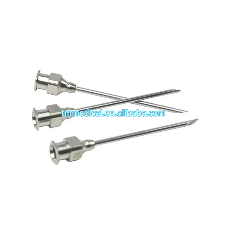 High Quality Stainless Steel Injector Needles Poultry Animal Veterinary Metal Vaccination Needles
