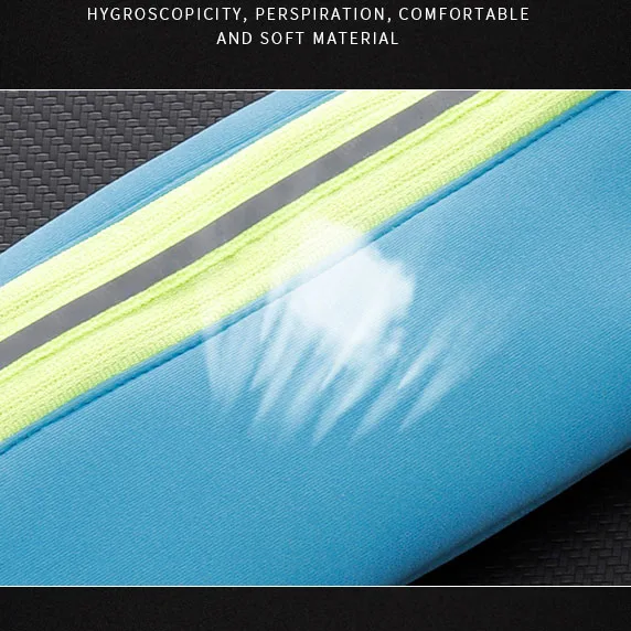 Fitness Sport Safety Elastic Flat Cell Phone Holder Belt For For Running Jogging Hiking