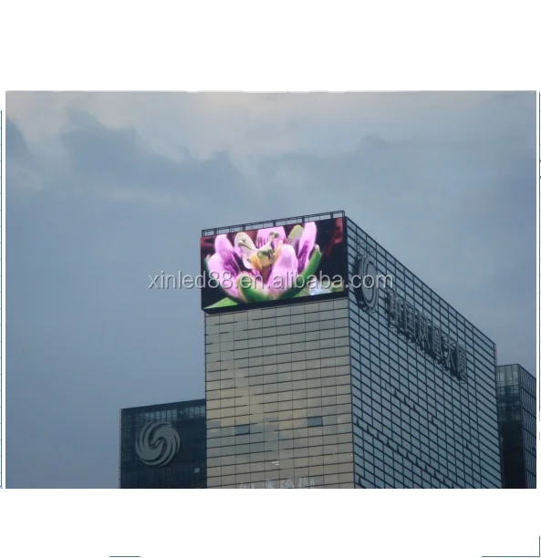 High quality ph5mm high brightness 7000cd/m2 HD 2K 4K WIFI wireless big advertising video outdoor led screen for building