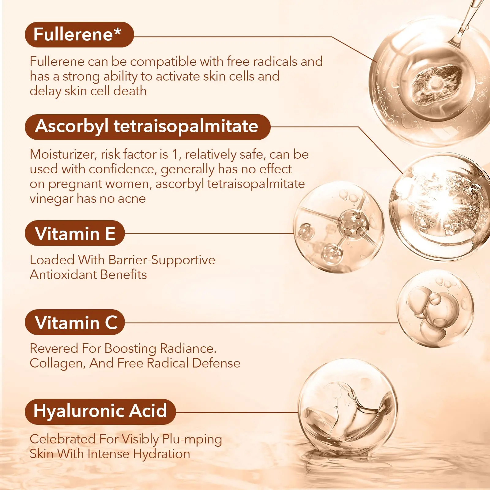 Free Sample Hyaluronic Acid Face Serum Capsules Placenta Anti Wrinkle Moisturizer Improves Skin Vitality Capsule Serum Skin Care