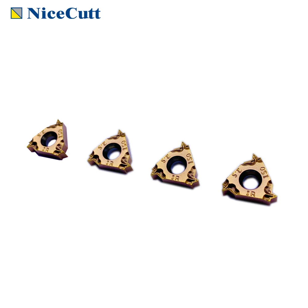 CNC Lathe Machine Cutting Tool External Threading Inserts 16IR AG55/AG60 16er AG60 1.0/1.25/1.5/2.0/2.5/3.0/3.5