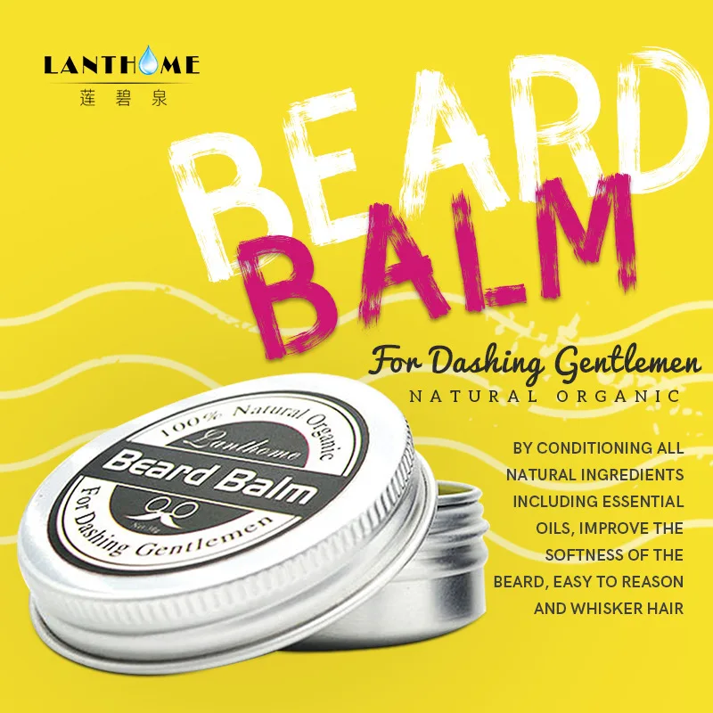 Wholesale Mens Beard Care Products 100% Natural Organic Moisturizing Nourishing Beard Balm