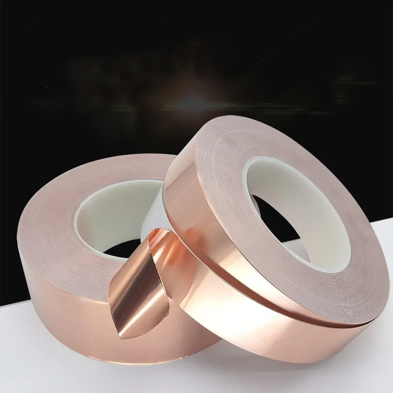 conductive EMI  Transformer Winding Copper Foil Tape/U05 copper foil tape for EMI shielding/Copper foil tape