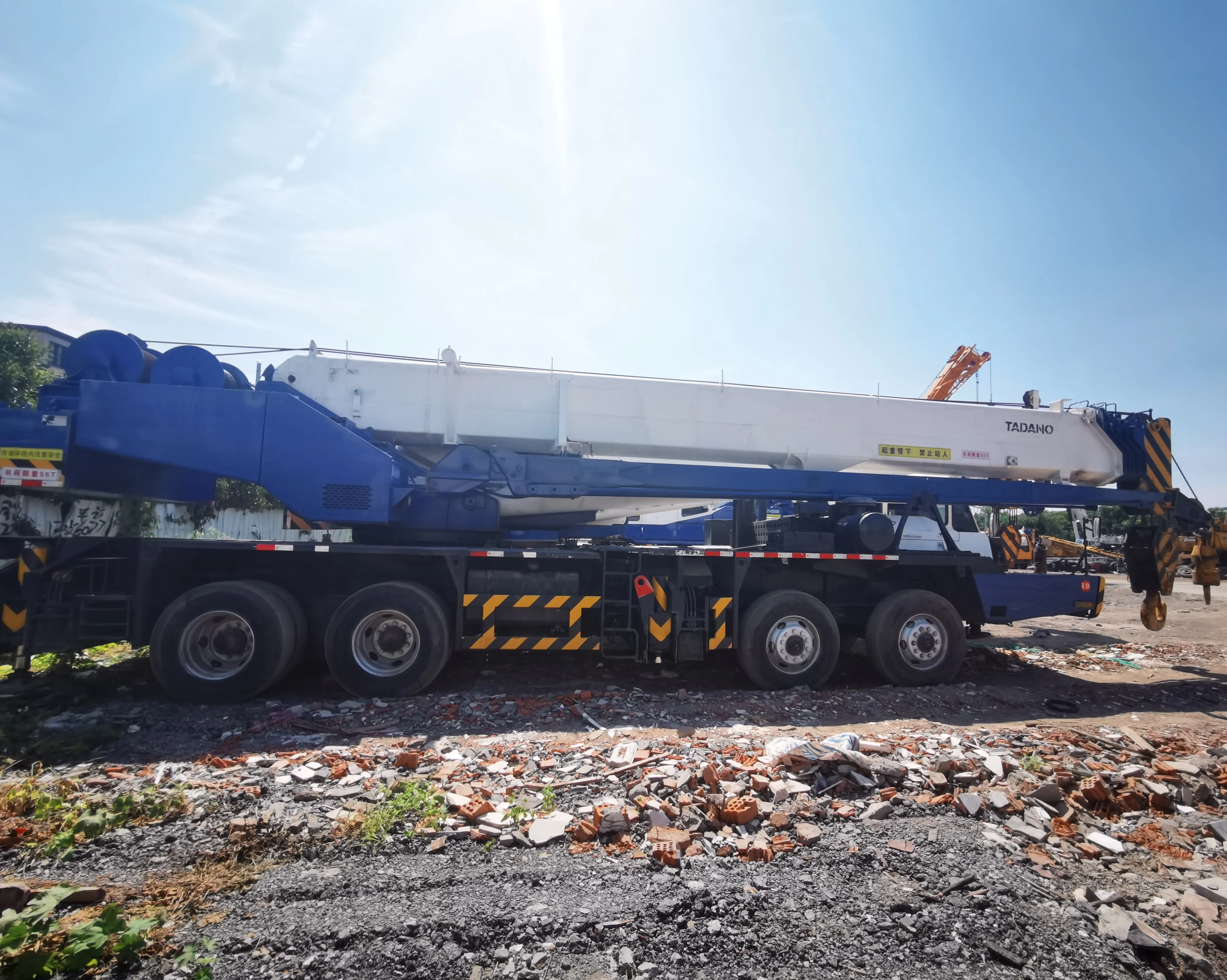Used TADANO GT-350E Wheel Crane in Good Condition Short Usage 35Ton Second Hand Truck Crane with Pump Motor Core Components Sale