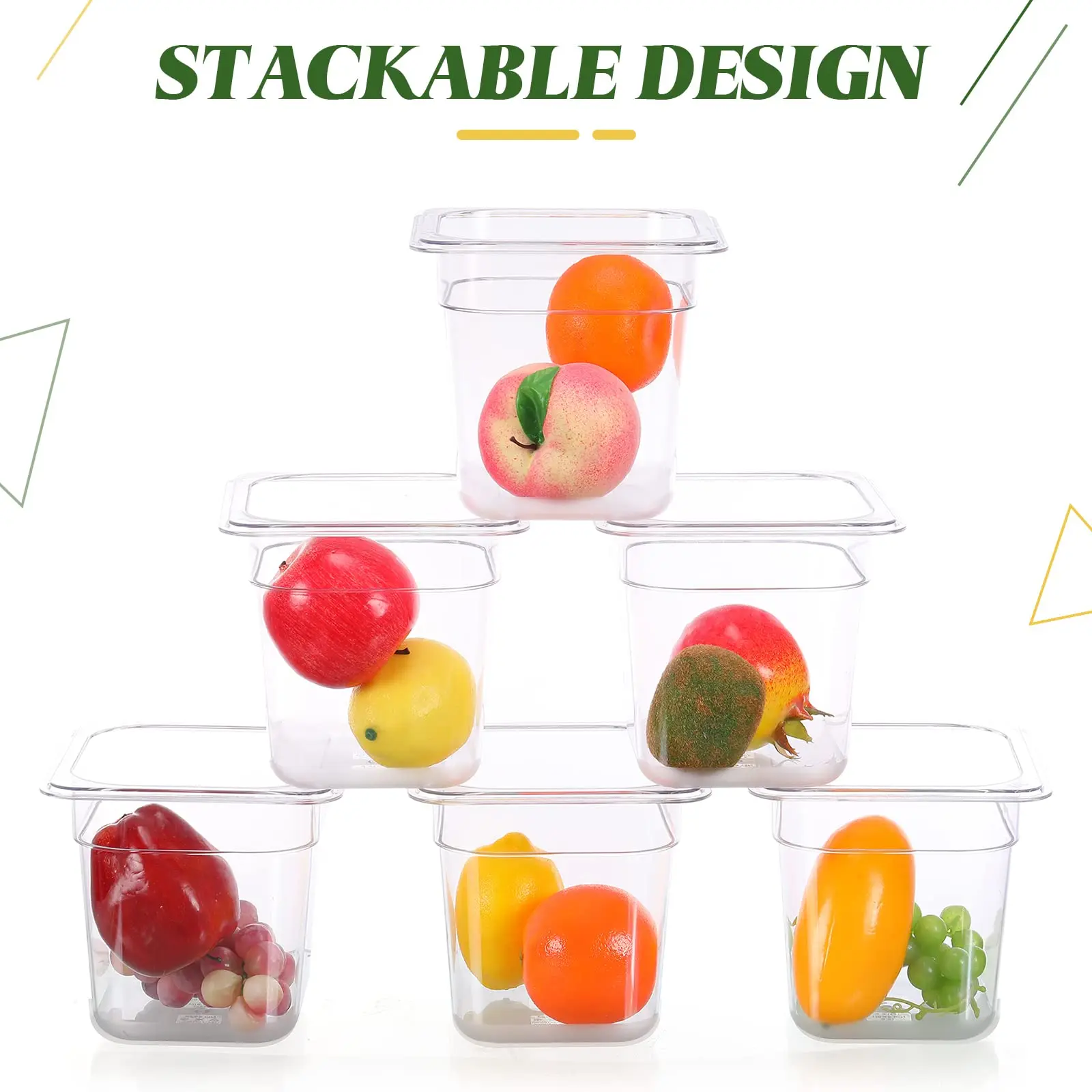 Factory Prices Restaurant Commercial Kitchen Polycarbonate GN Pan Plastic Dish Pans Food Pan For Hotel Restaurant