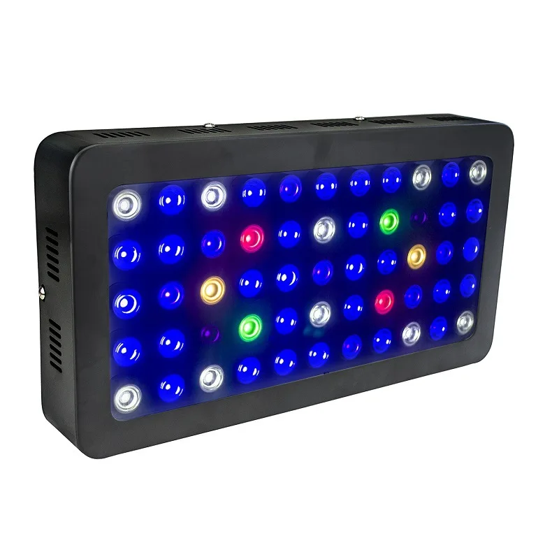 New App Control Wifi 165w Smart Control Led Aquarium Lights For Coral Reef Fish Tank With Dimmable Full Spectrum Reef Light