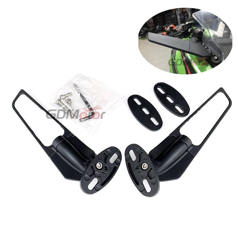 Модифицированные мотоциклетные зеркала, регулируемое вращающееся боковое зеркало заднего вида для Honda CBR250R CBR300R CBR500R CBR600R CBR650R