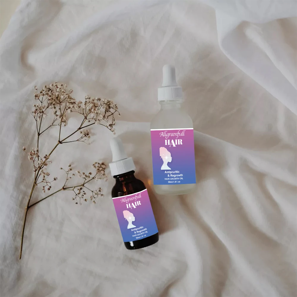 Free Sample Private Label Anti-Itch and Tension Relief Tea Tree Hair Scalp Oil Hair for Weak Breakage Hair