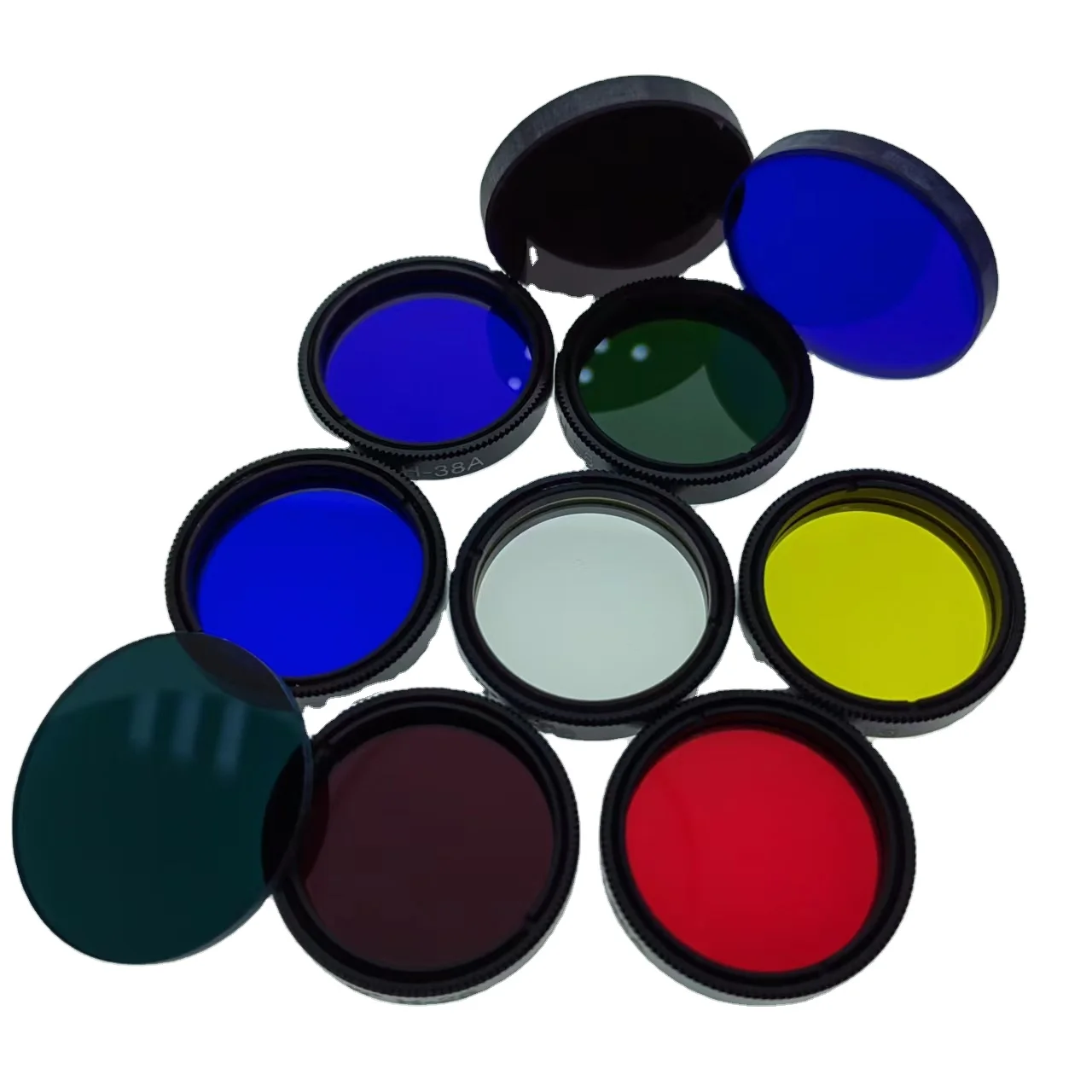 Blue optical filter glass QB3 colored glass