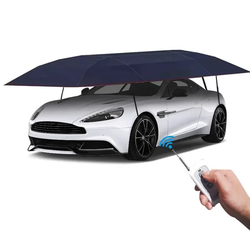 Foldable Automatic Outdoor Sun Protection Car Cover Car Parking Tent Umbrella