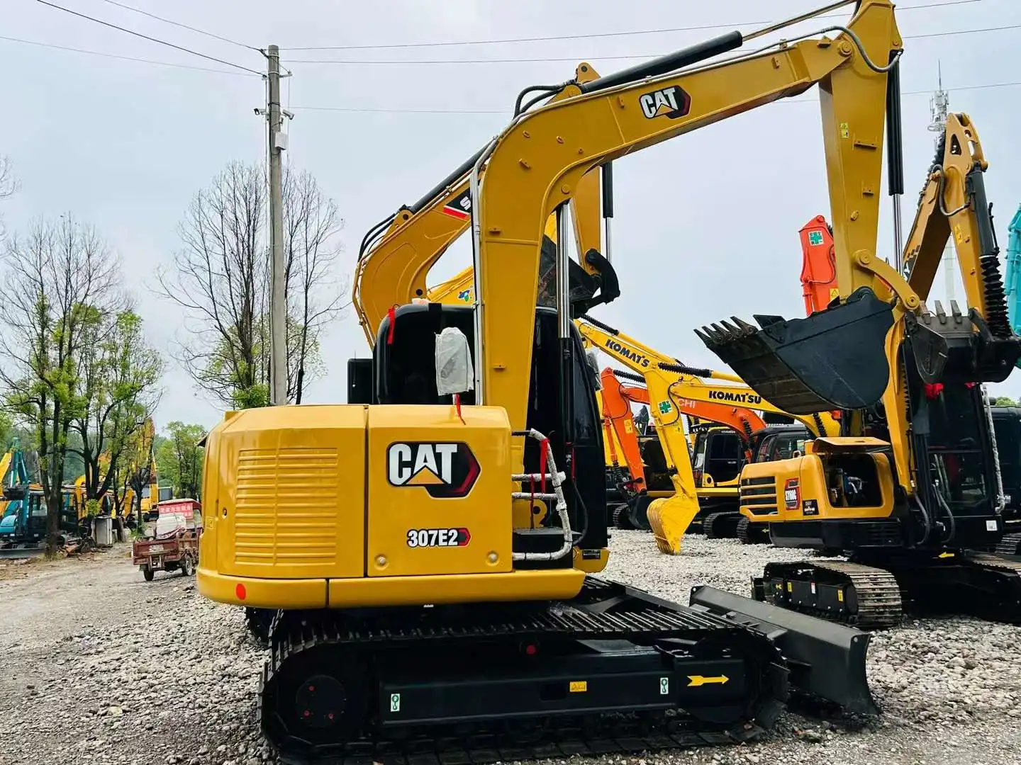good quality low hour second hand excavator 7ton CAT 307E excavator earth-moving machinery cat 307e