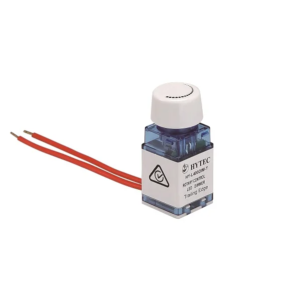 Customizable Logo Easy to Install 0-100% Dimming LED Knob Dimmer Taiwan-Made for Trailing Edge Phase Control