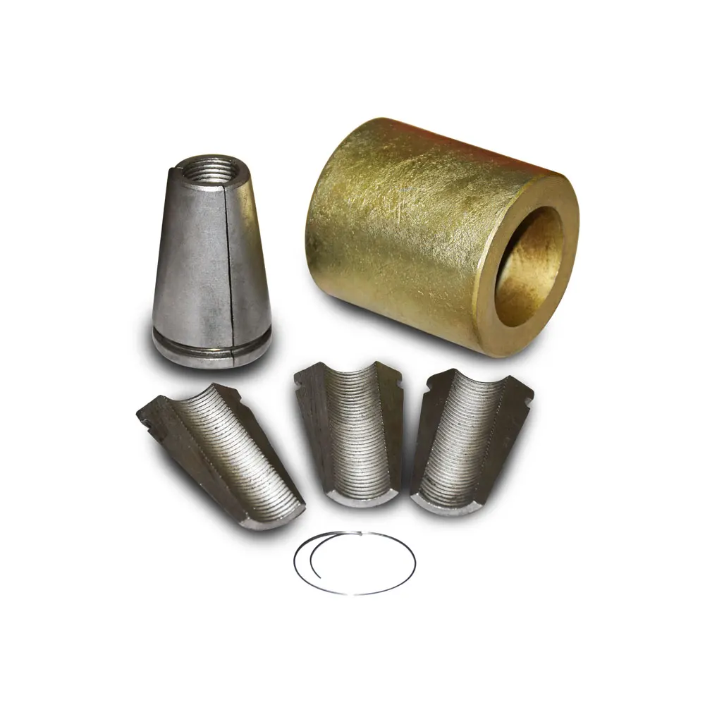 Single core cable wedge anchoring line clamp anchorage 12.7mm post tension concrete mono strand anchor