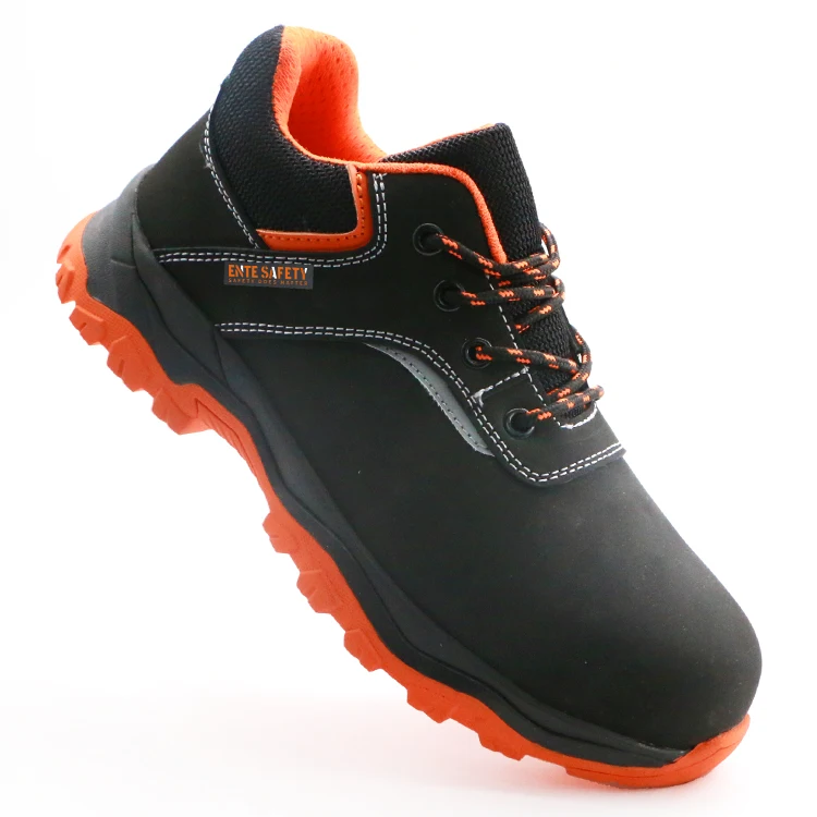 ENTE SAFETY Custom logo industrial unisex cat safety shoes prices full waterproof s3 steel toe nubuck leather safety shoes