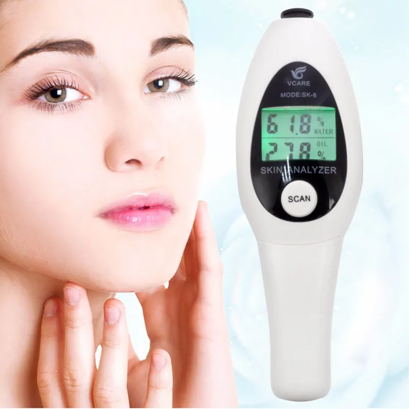 
New Product Portable Digital Face Skin care Machine Moisture Analyzer analizador de la piel 