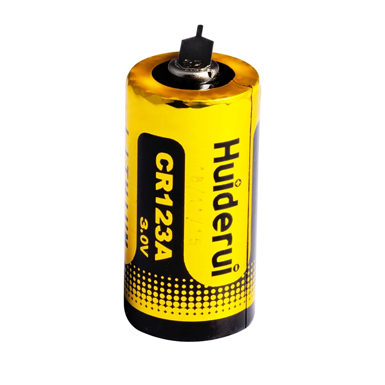 OEM brand non rechargeable battery cr123a 3v lithium battery with tab