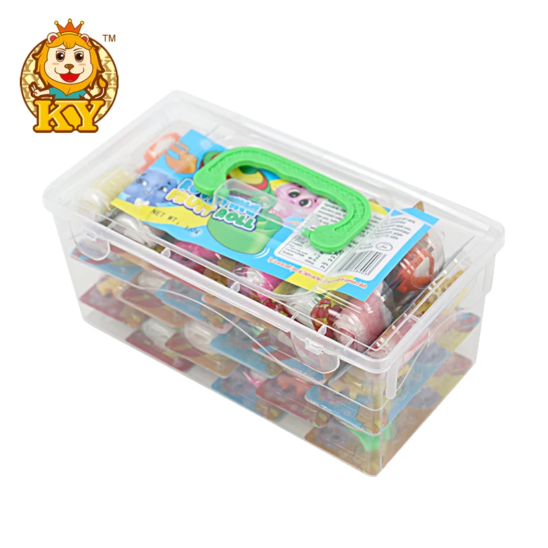 Wholesale gyro candy toys with fruit flavor soft gummy chewy candy roll