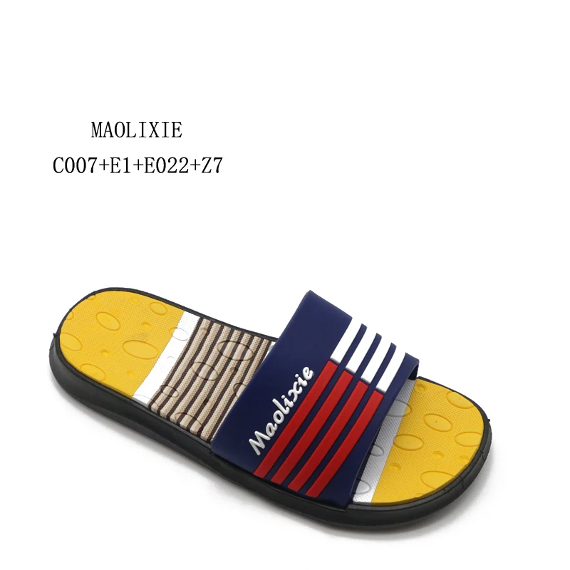 Fluffy Mens Sleepers Sandals Mens Slides Slipper New Chappal Designs Men Slide Slippers