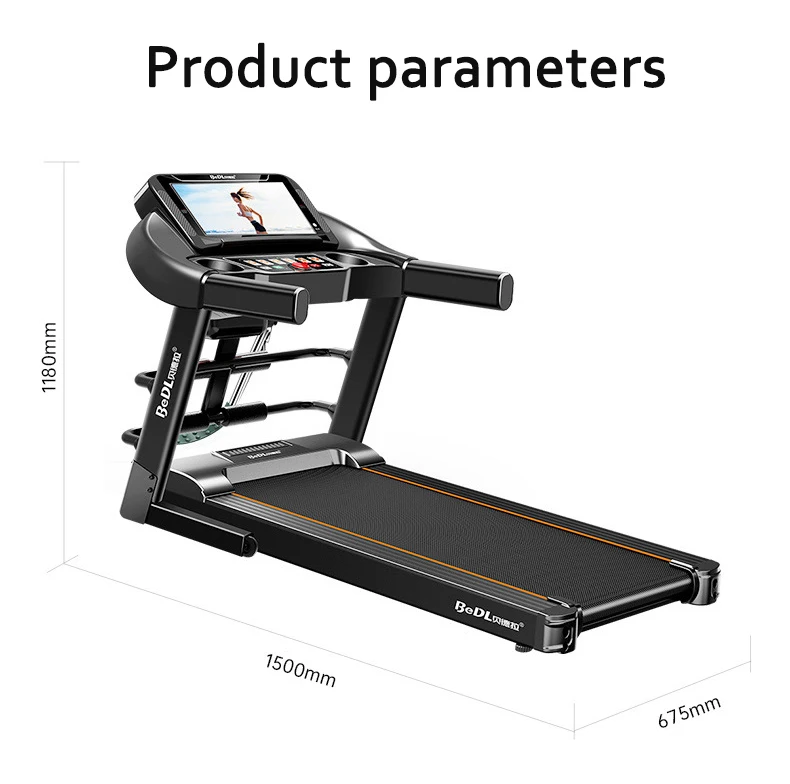 K&B Home Treadmill Factory Electric Multi Functional Fitness Gym Fitness Treadmill Folding Treadmill