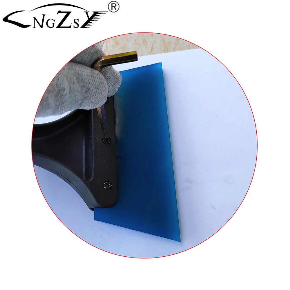 Rubber Blade Handle Scraper Car Wash Tool Window Ice Snow Water Wiper Wrap Vinyl Glass Tinting Kitchen Cleaning Squeegee B69