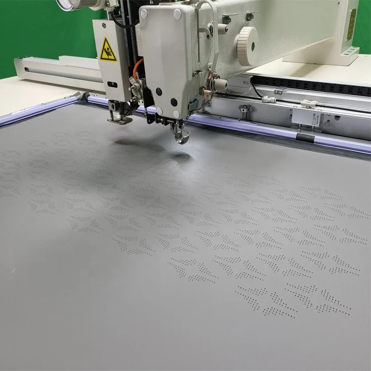 Автоматическая CNC крышка сиденья автомобиля с кожаным отверстием перфорация швейная машина