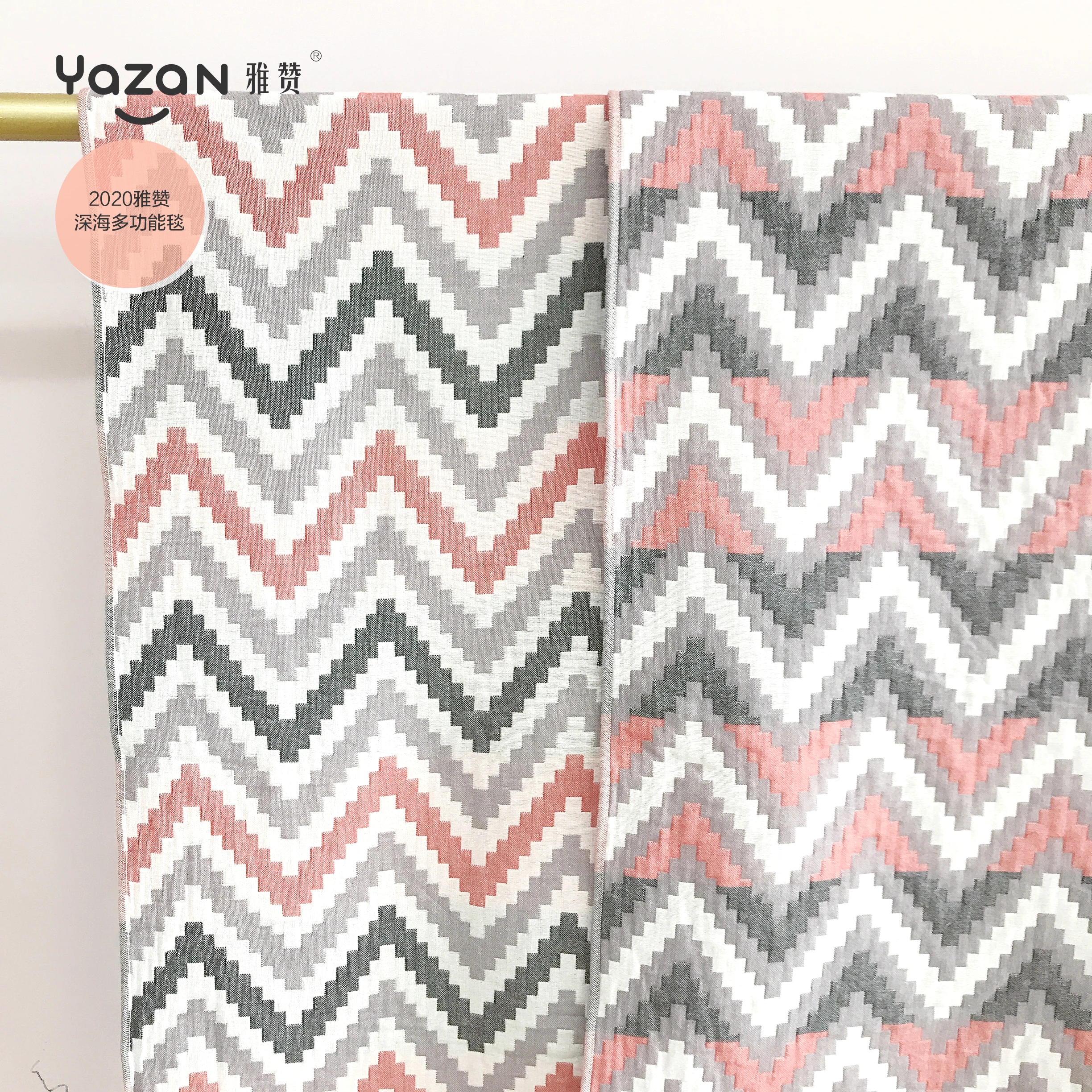 3 Layers 100% Organic Hypoallergenic Muslin Cotton super soft Premium Blanket quilt